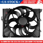 Radiator Cooling Fan Assy For Bmw E90 128I 323I 325I 328I 330I 600W #17427562080. Fixed Price $119.99.