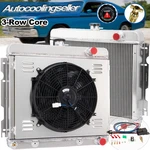 3-ROW Radiator Shroud Fan Fits 1967-1973 Dodge Dart/plymouth Valiant Duster 3.2L. Fixed Price $259.00.
