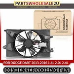 Radiator Cooling Fan Assembly W/control Modul For Dodge Dart 2013 2014 2015 2016. Fixed Price $125.99.