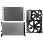 Electric Radiator Condenser Cooling Fan Kit For Volkswagen Jetta 2011-2013 2.0L. Fixed Price $180.95.
