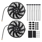 9 Electric Performance Cooling Fan 80W 12V Universal Radiator Assembly. Fixed Price $47.18.