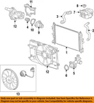 Chevrolet Gm Oem 12-15 Cruze-radiator Cooling Fan Blade 13427160. Fixed Price $250.67.