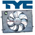 Tyc Dual Radiator & Condenser Fan Assembly For 2005-2009 Hyundai Tucson 2.0L Qm. Fixed Price $176.03.