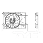 Radiator & Condenser Cooling Fan For 20-23 Kia Telluride KI3115159 25380-S9000. Fixed Price $165.00.