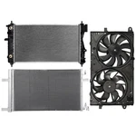 Electric Radiator Condenser Cooling Fan Kit For Chevrolet Malibu 2013-2015. Fixed Price $201.13.