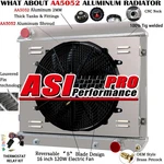 3-ROW RADIATOR+16"FAN+RELAY Fit 1961-1966 Chevy C/k 20 30 Gmc 1500 2500 Olds F85. Fixed Price $259.00.