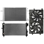 Electric Radiator Condenser Cooling Fan Kit For 2013-2015 Chevrolet Malibu L4. Fixed Price $198.98.