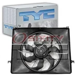 Tyc Dual Radiator & Condenser Fan Assembly For 2009-2010 Hyundai Sonata 2.4L Qr. Fixed Price $150.37.