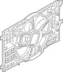 Genuine Infiniti Engine Cooling Fan Assembly 214815NA1A. Fixed Price $1334.96.