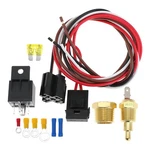 Electric Fan Wiring Kit Engine Thermostat Radiator 185 On 175 Off 40 Amp. Fixed Price $18.49.