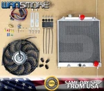 3-ROW Aluminum Radiator Thermostat+fan Kit For D/b/h/f/k Series Swap Turbo N/a. Fixed Price $148.99.