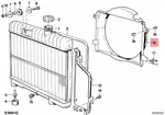 Genuine Bmw E30 Coupe Sedan Radiator Fan Shroud Oem 17111177004. Fixed Price $122.60.