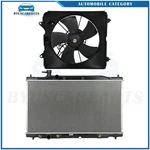 Electric Radiator Cooling Fan Kit For 2007 2008 2009 Honda Cr-v Lx Ex 2.4L. Fixed Price $105.68.