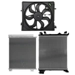Electric Radiator Condenser Cooling Fan Kit For Nissan Rogue Sport 2017-2019. Fixed Price $161.39.