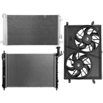 Electric Radiator Condenser Cooling Fan Kit For 07-17 Buick Chevrolet Gmc Saturn. Fixed Price $231.89.