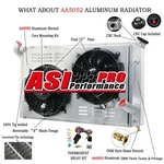 3ROW Radiator Shroud Fan Fit 1973-1976 Chevy Corvette Stingray C3 V8 5.7L 7.4L. Fixed Price $259.00.