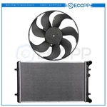Radiator Cooling Fan Kit For 1999-2000 2001 2002 2003 2004-2006 Volkswagen Golf. Fixed Price $94.66.