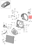 Genuine Porsche Air Guide Right 99110634200. Fixed Price $47.63.