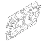 Genuine Ford Mercury 2008-2012 Escape Mariner Radiator Fan Assembly 8L8Z-8C607-A. Fixed Price $260.81.