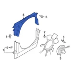 Ford Ranger 2019-2023 KB3Z8146A Upper Engine Cooling Fan Shroud. Fixed Price $102.57.