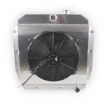 3 Row Radiator Shroud Fan For 1955 1956 1957 1958 1959 Chevy Apache Truck Pickup. Fixed Price $224.00.