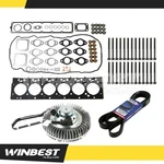 Head Gasket Bolts Fan Clutch Serpentine Belt Fit 04-09 Dodge Ram 2500 3500 5.9L. Fixed Price $262.00.