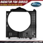 Upper Side Engine Cooling Fan Shroud For Nissan Titan 2017-2019 V8 5.6L Gas Dohc. Fixed Price $125.49.