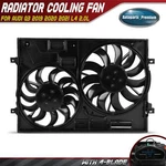 Dual Radiator Cooling Fan Assembly W/ Brushless Motor For Audi Q3 2019-2021 2.0L. Fixed Price $322.59.
