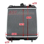 Radiator For Kubota U15-3 U17-3 Excavator #RA221-42300. Fixed Price $99.00.