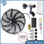 Electric Radiator Fan 16" 3000+CFM Black 12V Thermostat Wiring Switch Relay Kit. Fixed Price $49.70.