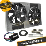 Derale 66838 Dual 12'' Electric Rad Fan/aluminum Shroud With Pwm Controller. Fixed Price $974.60.
