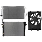 Electric Radiator Condenser Cooling Fan Kit For 2005 2006-2009 Hyundai Tucson. Fixed Price $192.95.