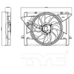 Radiator Condenser Cooling Fan Assembly For 17-19 Chrysler Pacifica W/o Tow Pkg. Fixed Price $226.00.