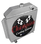 Al Champion 2 Row Radiator Ford CONFIG,16" Fan,shroud 1949-1953 Cars V8. Fixed Price $493.57.