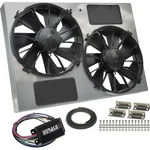 Derale Performance; Dual 12" High Output Radiator Fan And Siver Powder Coated. Fixed Price $931.99.