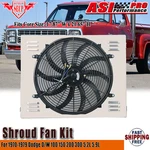 Aluminum Shroud Fan Kit Fit 70-79 Dodge D/w 100 150 200 300 5.2L 5.9L. Fixed Price $84.95.