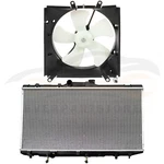 2 Pcs Engine Radiator & Cooling Fan Kit For 1993-1997 Geo Prizm Toyota Corolla. Fixed Price $96.09.
