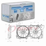 Tyc Dual Radiator & Condenser Fan Assembly For 2010-2014 Subaru Legacy 3.6L Kg. Fixed Price $189.19.