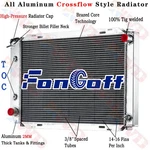 Aluminum 4 Rows Radiator 1979-1993 Ford Mustang Gt Lx Mercury Cougar 5.0L V8. Fixed Price $229.00.