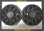 New Aluminum Radiator Shroud W/ 14" Fans Fits Champion CC716 MC716 AE716 EC716. Fixed Price $219.00.