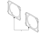 Genuine Audi Engine Cooling Fan Shroud 420-121-197-B. Fixed Price $195.59.