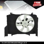 Radiator Cooling Fan Assembly For Mitsubishi Mirage 2014-2022 1355A278. Fixed Price $63.44.