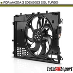 Radiator Fan Cooling Motor W/ Brushless For Mazda 2021 2022 2023 L4 2.5L. Fixed Price $222.78.