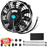 Muhize 7" Electric Radiator Fan Kit 12V 80W Slim Universal Car Truck Cooling. Fixed Price $34.99.