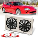 12" Performance Aluminum Radiator Fan Shroud 1993-1998 Toyota Supra MK4 2JZ. Fixed Price $145.00.