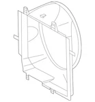 Genuine Mercedes-benz Fan Shroud 210-505-25-55. Fixed Price $76.60.