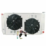 3-ROW Radiator Shroud Fan Fit 1994 2000 Chevy Gmc C/k 2500 3500 Pickup 7.4L V8. Fixed Price $299.00.