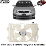 Front Radiator Cooling Fan For 2003-2008 Toyota Corolla / Matrix Pontiac Vibe. Fixed Price $71.00.