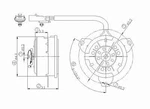 Engine Cooling Fan Motor Tyc 630330 Fits 01-05 Chrysler Pt Cruiser. Fixed Price $65.99.