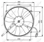 Nrf 47046 Fan, Radiator For Mercedes-benz. Fixed Price $88.92.